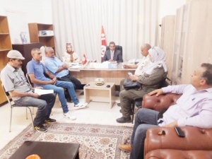 في إطار الحرص على متابعة الوضع البيئي بالجهة وبهدف معاضدة جهود المصالح البلدية ( بلدية الشبيكة، بلدية عبيدة )
